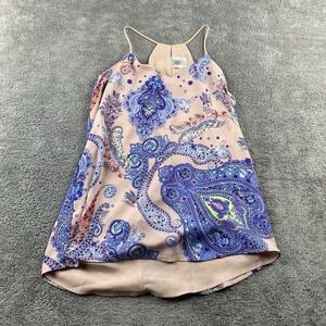 Express Scoop Neck Sleeveless Top Blouse Womens XS‎ Multicolor Polyester